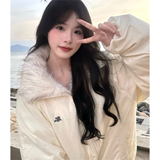 学院风座山雕加厚棉服女冬季保暖防风棉衣派克服棉袄外套M7887，男装棉衣，星座1116A（原606A-3）