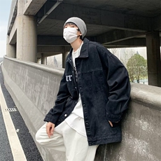 长袖潮流慵懒百搭夹克简约翻领男潮标准文艺青春流行ins日常秋冬，男装夹克，星座1013