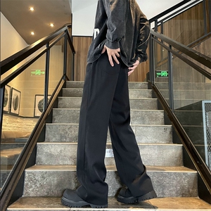 个性设计微喇西裤美式高街高个子微喇休闲西裤504-K212-特P30图片