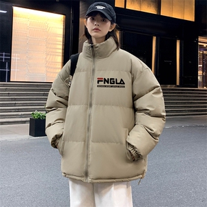 2023冬上新加棉加厚棉服潮中性风时尚立领棉衣外套男女 8802-P60图片