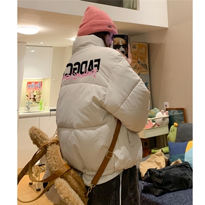 中性风冬季情侣美式时尚百搭立领加厚棉服MY65003特批75控118图片