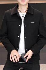 抖音直播新款男士商务休闲百搭潮流简约翻领夹克外套上衣7915P90，男装夹克，电商B226-2（原B217-2）