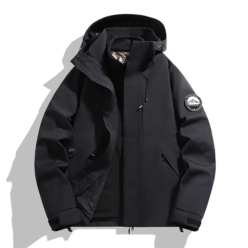 户外冲锋衣三合一可拆卸登山防寒服外套男XS6199-P80/三合一P110,男装夹克,星座509