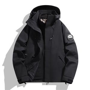 户外冲锋衣三合一可拆卸登山防寒服外套男XS6199-P80/三合一P110图片