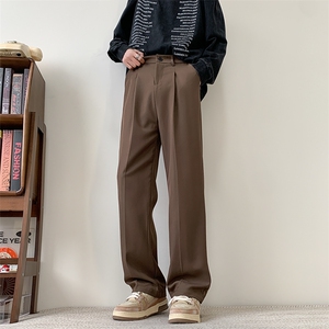 现货主推款加大码直筒垂感纯色西裤 S-3XL 310A-2 BK315 P45 控68图片