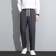休闲裤时尚潮牌男哈伦裤潮新款印花宽松型夏小脚九分裤KK114-P40，男装休闲裤，星座911-3