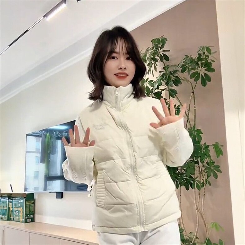 小众学院风复古拼接麻花拼接羽绒棉服女冬季甜美百搭保暖棉衣外套,男装棉衣,星座1210-1