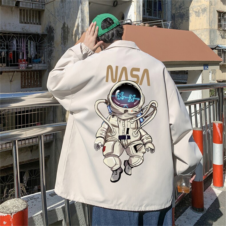 ！22秋季新款宽松大码港风宇航员夹克外套JK1608-P50控68,男装夹克,星座508（原C305）