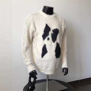 美式卡通小狗毛衣男女冬季针织衫慵懒感休闲情侣L88844-P50,男装针织衫/毛衣,星座1008