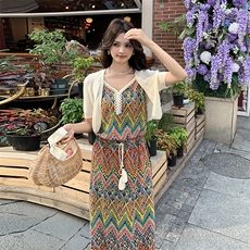 现货，B191K2869P115K168少女连衣裙夏季新款挂脖气质连衣裙，女装连衣裙，浙宝210（原浙宝191）