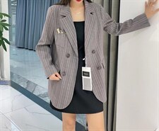 竖条纹西服，其它，朗色千秋