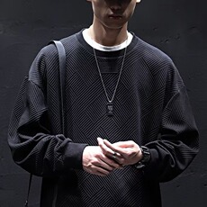 秋季圆领卫衣男春秋潮宽松男士休闲上衣长袖T恤秋冬男款，男装T恤，星座1210-1