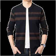 秋冬男装棒球服上衣针织夹克外套男时尚开衫  81-8  P68图片