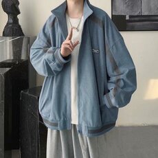 原宿风立领男士外套韩版潮流百搭棒球服chic帅气2025秋季学生夹克，男装夹克，星座1210-1