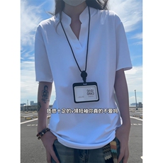 XZ809A/FFF01/P45/控58抖音品质索罗那情侣V领T恤，男装T恤，星座809A(原222-1)