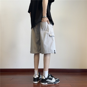 抖音品质工装口袋设计防水机能冲锋裤短裤B315-K24072-特p30控58图片