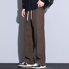 春秋款男生休闲裤宽松长裤男装时尚阔腿裤松紧腰大码9023-p35外贸，男装休闲裤，星座224-3