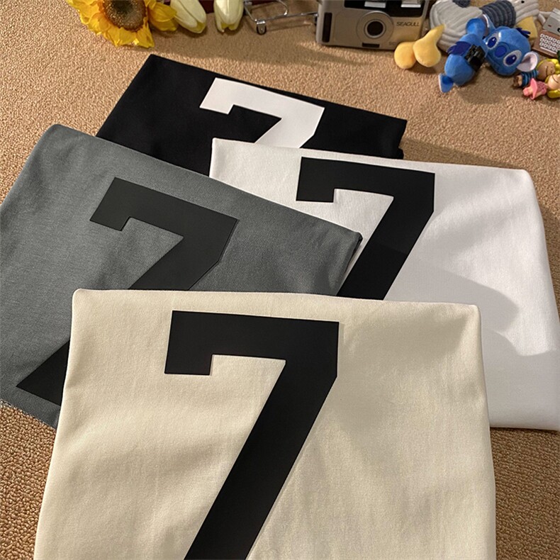 高品质抖音货源夏季重磅短袖T恤落肩T恤男XZ211-1-T7505-P30,男装T恤,星座211-1