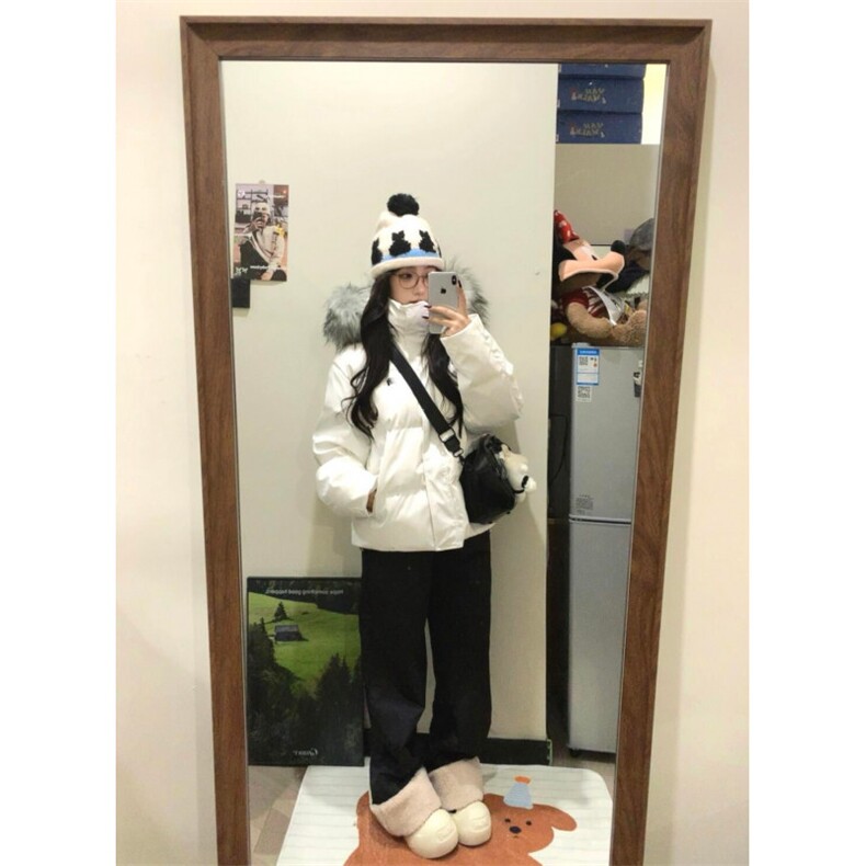 【高质量】可拆卸毛领羽绒棉服情侣美式厚外套棉衣2568特P90网图,男装棉衣,电商B245