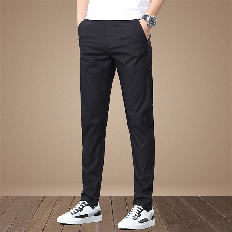 5063-1959P492020夏季主推冰丝小西裤男士薄款休闲裤高弹力，男装休闲裤，星座304A-1