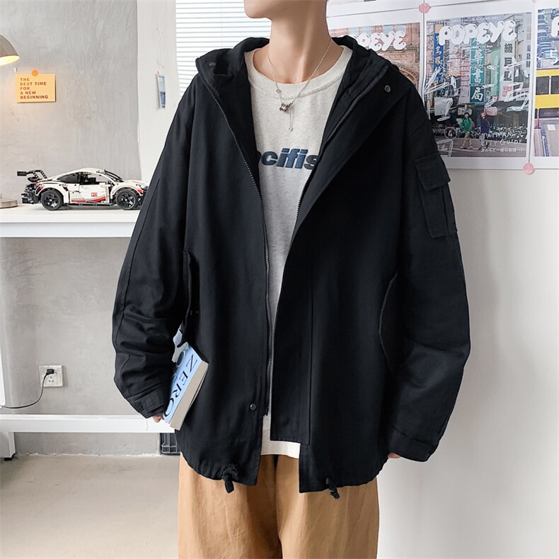 港风-冲锋衣男迷彩外套新款夹克宽松潮流 JK12-P78图片