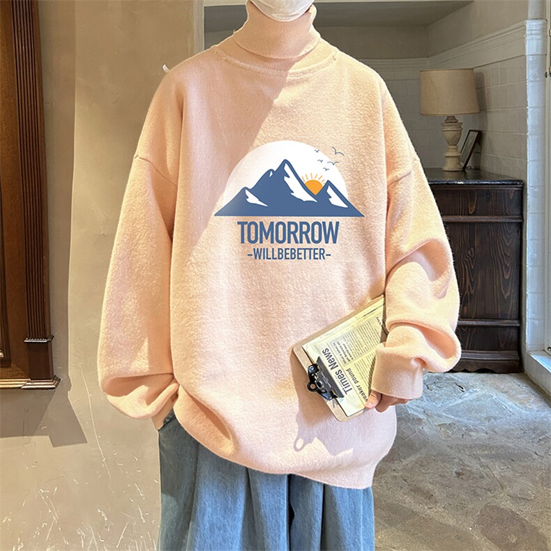 控68高领毛衣男士大码内搭毛线衣男GM45235-P45加绒款-P65,男装针织衫/毛衣,电商A040
