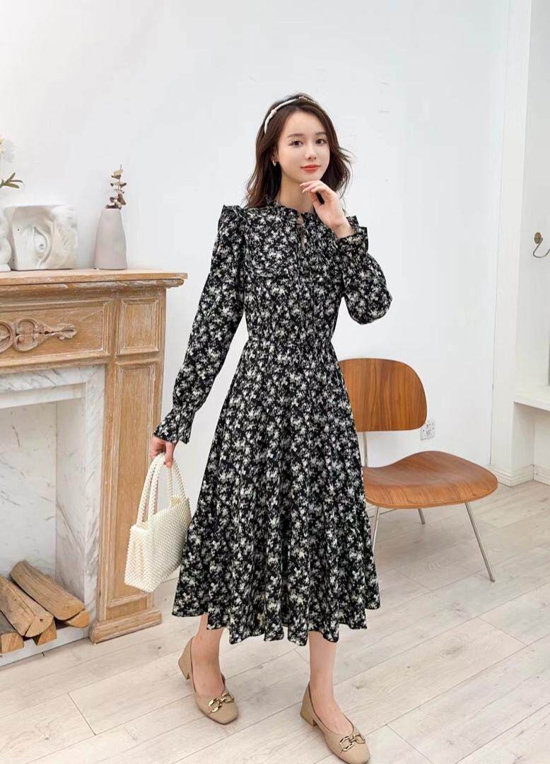 碎花连衣裙，女装连衣裙，阿爆