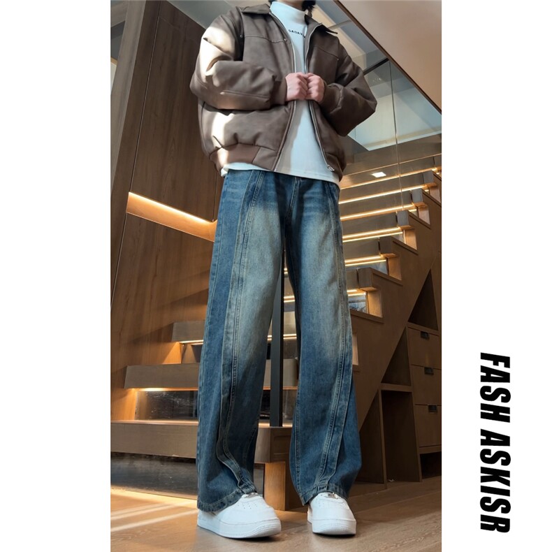 抖音得物品质百搭牛仔裤212-2-DY178-特P60，男装牛仔裤，星座808A-1