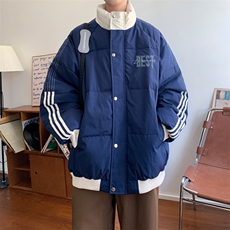 ！2024冬季新款男士立领棉衣潮牌撞色棉服外套MY201特P80，男装棉衣，电商B220