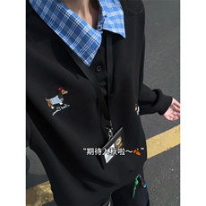 XZ809A/SYR22/特P38/控68腊肠狗绣花长袖polo衫，男装Polo衫，星座809A(原222-1)