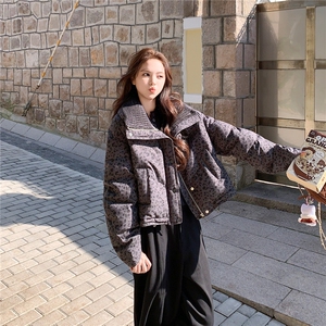 90绒  新品豹纹加厚羽绒服A925-P325-K488图片