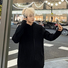 连帽毛衣男女冬季2025新款慵懒风设计感加厚针织外套Y023-P58，男装针织衫/毛衣，星座308B-2