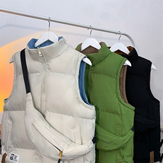 潮牌双面穿马甲男女情侣秋冬季加厚保暖棉服无袖，男装背心/马甲，星座410-6（原星座1304-1）