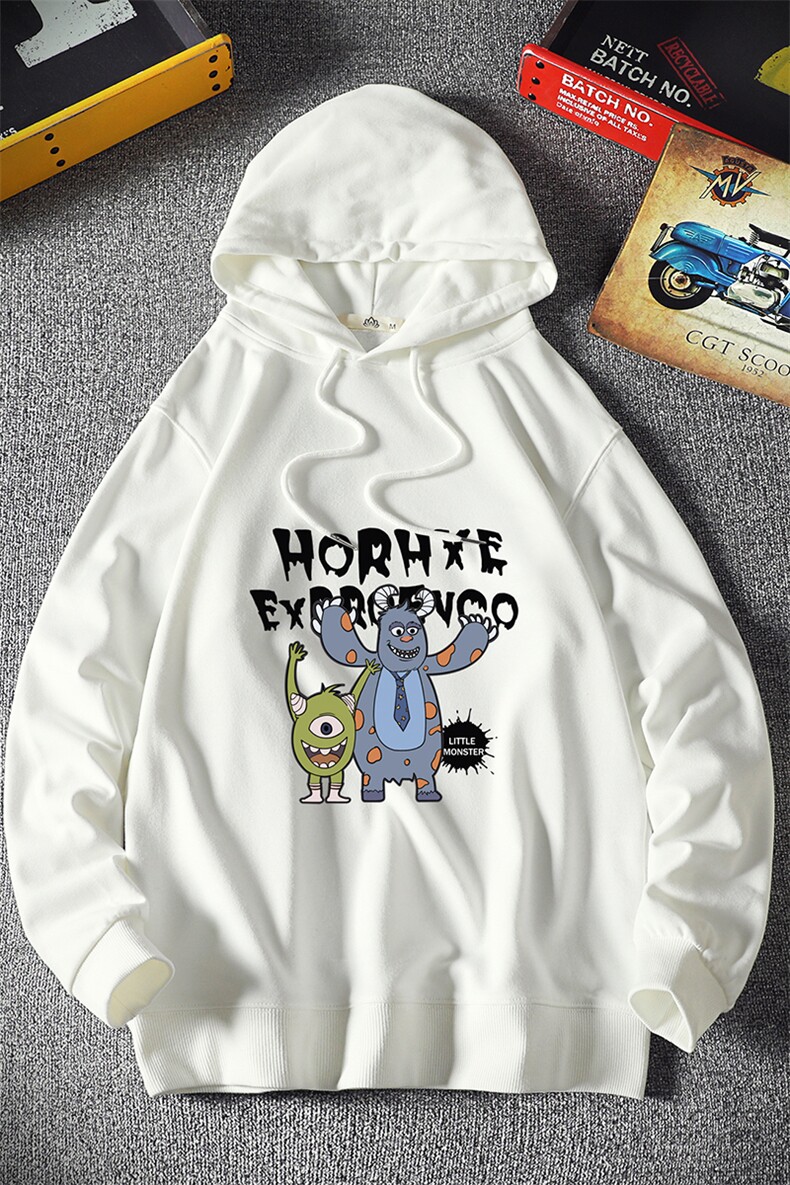 WY2048-P40纯棉连帽卫衣男大码运动帽衫宽松薄外套男麒麟风,男装卫衣,电商A040A