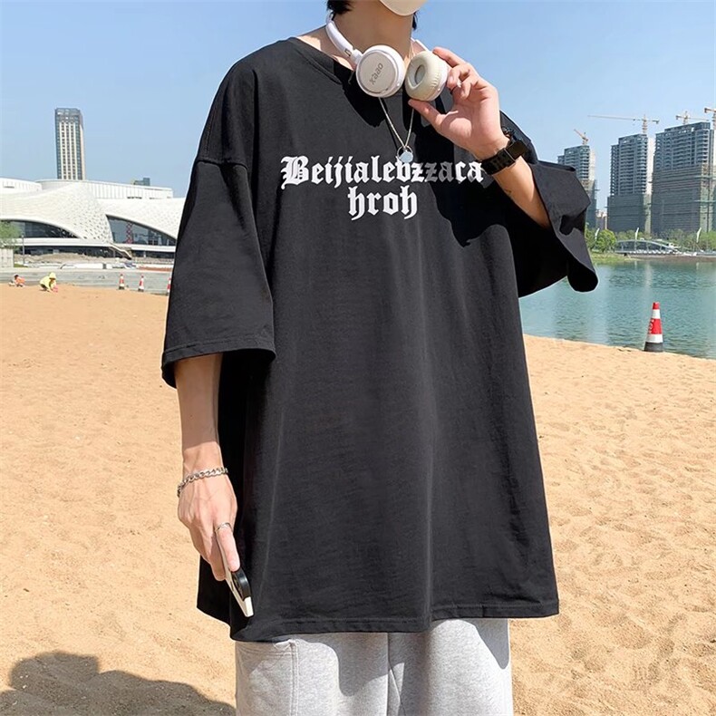 新款短袖t恤男夏季韩版潮流简约半袖上衣T839P25,男装T恤,星座1116-2