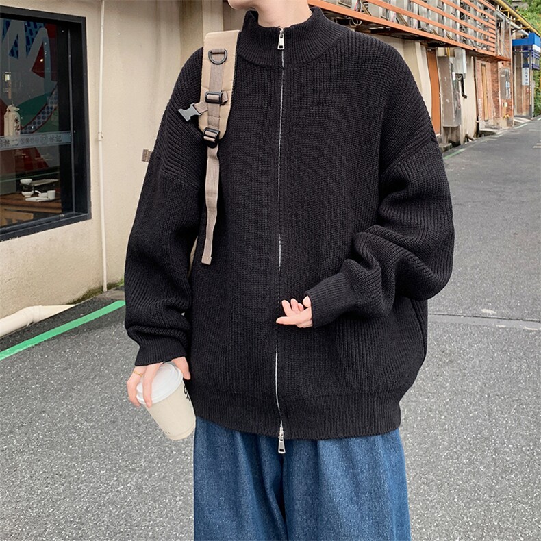 大货秋冬季慵懒港风针织开衫毛衣225-2-615-P55控78,男装针织衫/毛衣,星座225-2