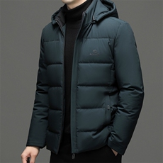 冬季新款男士可脱卸帽休闲棉服爸爸装中年加厚保暖宽松棉衣外套，男装棉衣，电商B212（原钱塘6029）