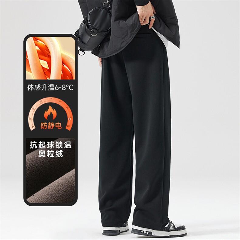 A178-1DY595AP98奥粒绒秋冬季美式休闲针织卫裤,男装休闲裤,电商A178-1
