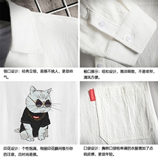 QC58044-P45亚七分袖衬衫男大码五分袖衬衣男短袖网格挂拍，男装衬衫，电商A040A