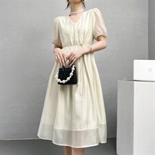 现货夏季新款连衣裙，女装连衣裙，序儿