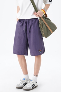 腊肠狗刺绣休闲短裤男宽松大码潮流百搭五分裤DK88P30图片