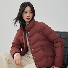 现货2025年冬季新款90白鸭绒盘扣轻薄短款羽绒服女，女装羽绒服，阳光伊恋