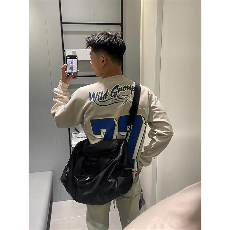 W9532-P40网图现货美式潮流原创宽松嘻哈篮球印花长袖T恤,男装T恤,星座1608-2