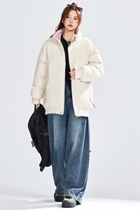 MY832-P85 棉服男冬季新款港风宽松立领棉衣图片