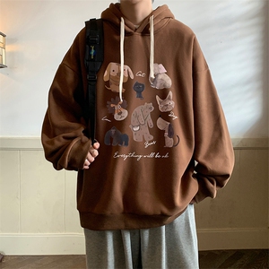 连帽卫衣男大码胖子帽衫大号运动服WY2444-P35图片