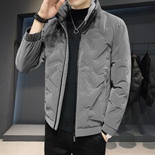 XZ5072186P165冬季男士中青年毛领羽绒服保暖外套羽绒衣外衣潮，男装羽绒服，星座115A(原星座507）