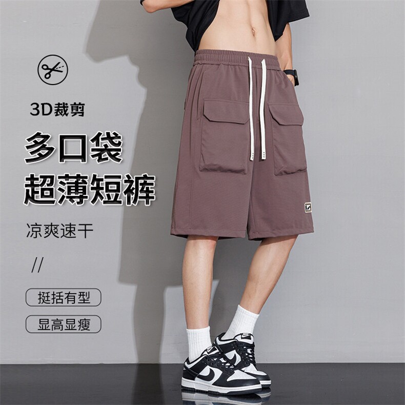 K166-P38 控59 新款现货夏季美式男士休闲短裤图片