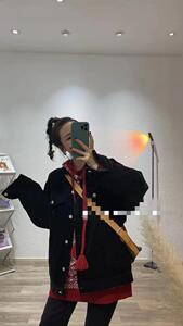 〖现货〗冬季灯芯绒休闲羽绒服图片