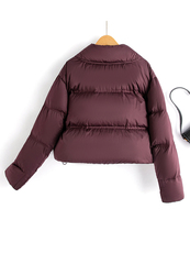 水衣源2767款时尚纯色短款洋气加厚保暖羽绒服女冬季潮品，女装羽绒服，水衣源