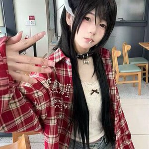 三色 珍珠美式潮牌衬衫ZC097-P65图片